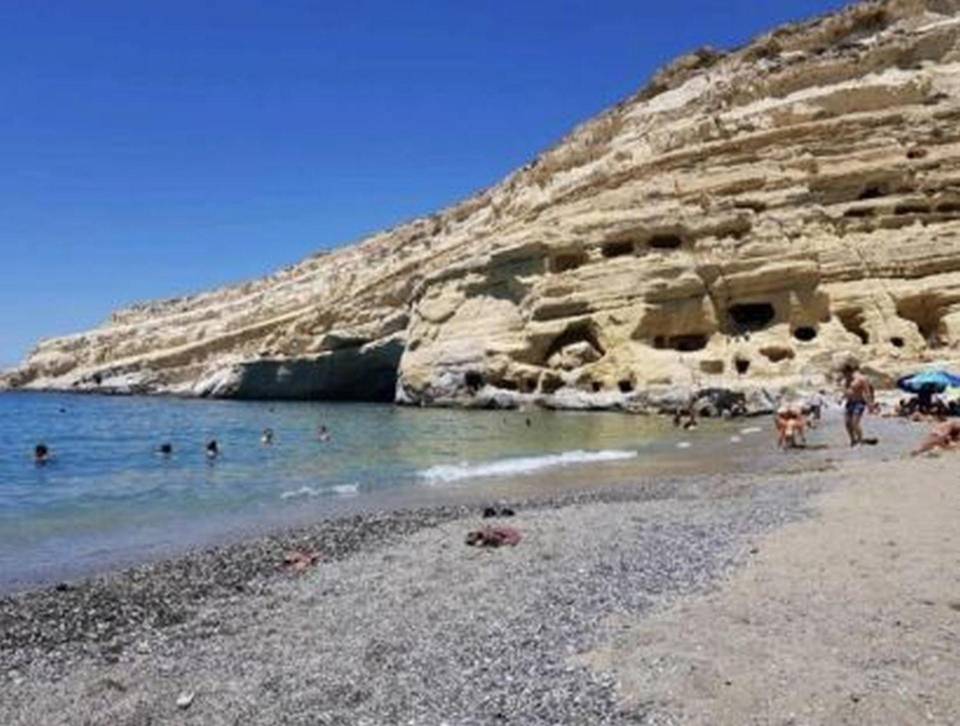 Stone House Elefteria Near Matala Beach Petrokefálion Esterno foto